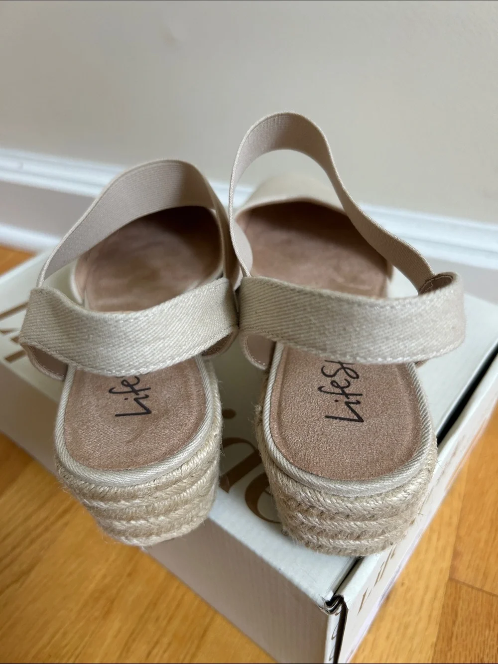 Life Stride Espadrille Wedge Sandals